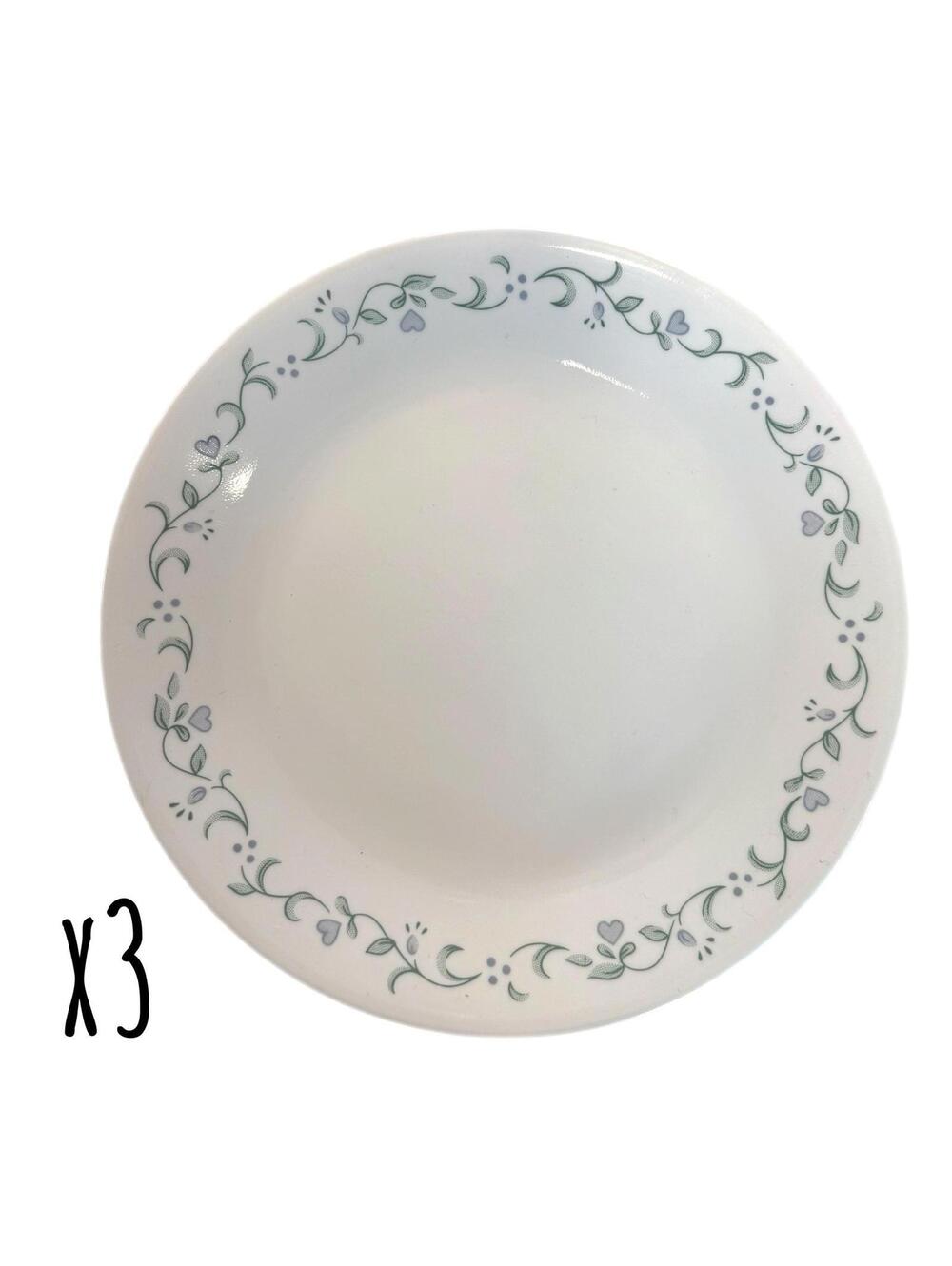 Set of 3 Corelle Country Cottage 10.25” Dinner Plates
